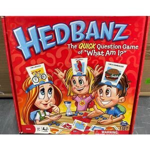 Hedbanz Board Card Game Headbands What Am I?